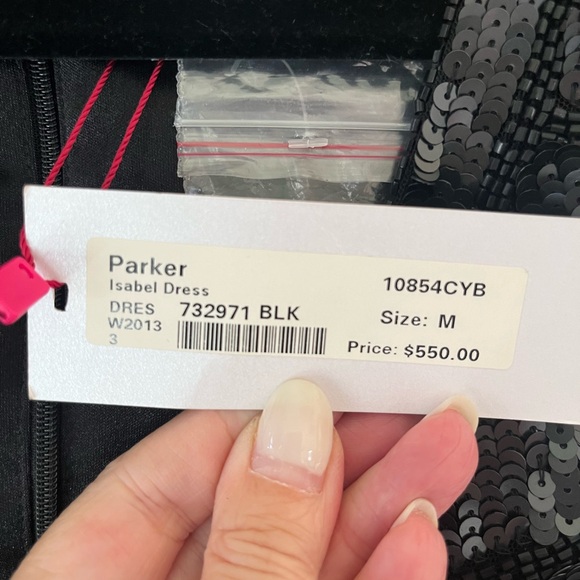 Stunning fitted sequin mini dress from Blu Bird. Brand new with tags. - Picture 4 of 6